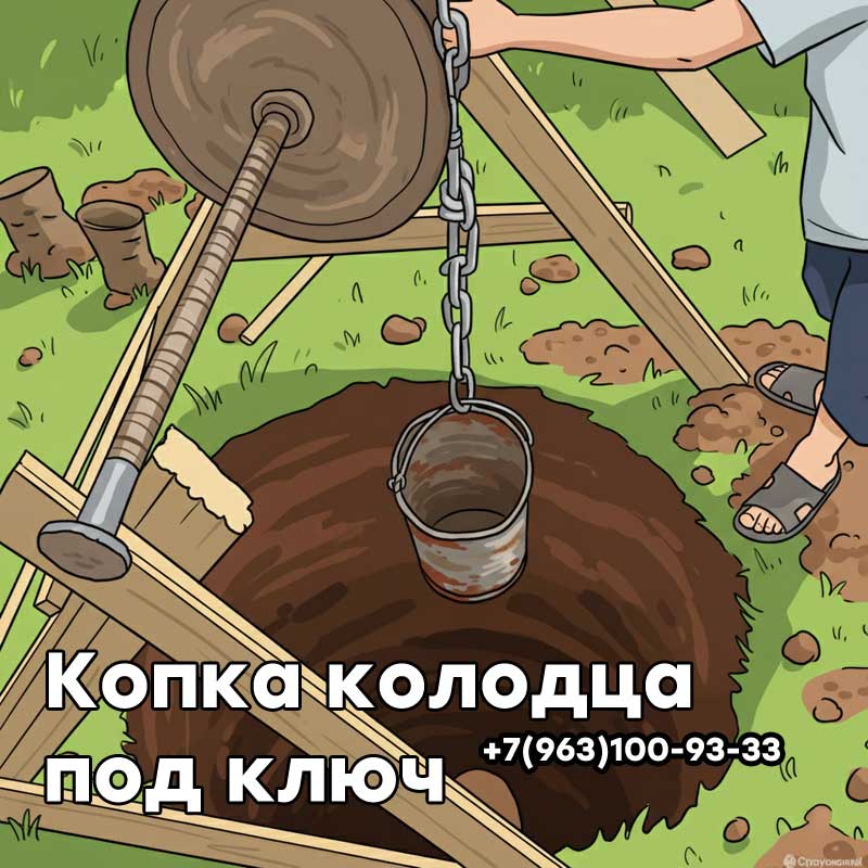 Что входит в копку колодца под ключ